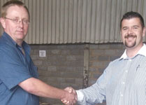 Pierre van der Linde (Tiger Brands Inland Division operations manager) and Ruben Carrilho (sales representative – Aluvin)